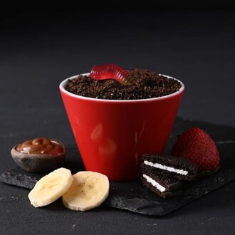 Beyaz Çikolatalı Saksı görseli