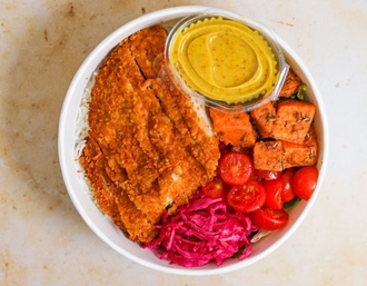 Honey Mustard Crispy Chicken Bowl görseli