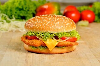 Kaşarlı Chicken Burger görseli