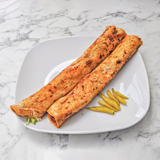 Özel Soslu Kaşarlı Zurna Tavuk Döner Dürüm (35 Cm.) görseli