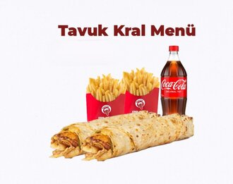 Tavuk Döner Kral Dürüm Menü görseli