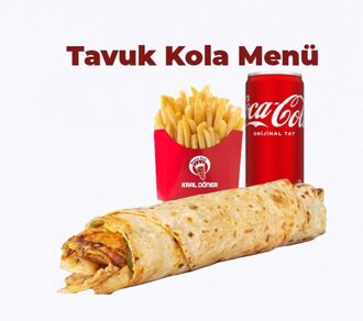 Tavuk Döner Kral Dürüm Menü 2 görseli