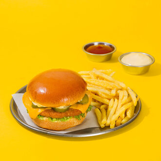 Çıtır Tavuk Burger Combo görseli