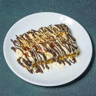Bitter Çikolatalı Maxi Waffle (Büyük Boy) görseli