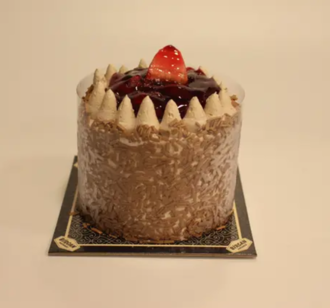 Çikolatalı Frambuazlı Muzlu Mini Pasta görseli