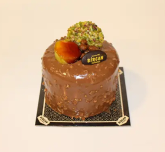 Çikolatalı Antep Fıstıklı Muzlu Mini Pasta görseli