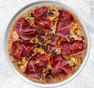 Pastırmalı Pizza (Büyük Boy) (31-33 Cm.) görseli