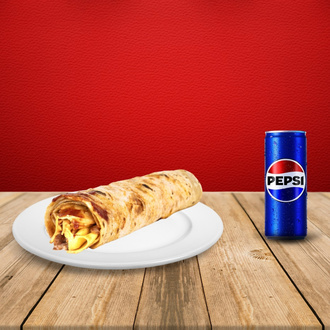 Adios Cheddarlı Dürüm & Pepsi (330 Ml) görseli