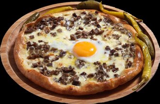 Hünkarbeğendi Pide (Açık) (Yuvarlak) görseli