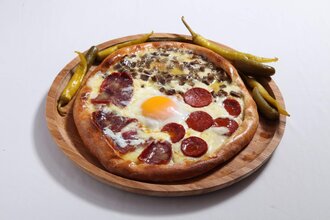 Karışık Pide (Açık) (Yuvarlak) görseli