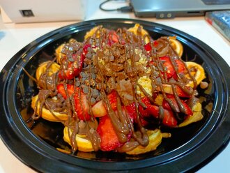 Milk Waffle  (21 Cm.) görseli