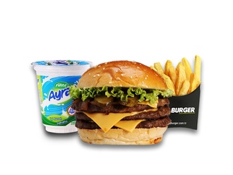 Triplex Burger Menü görseli