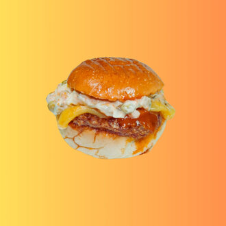 Amerikanlı Islak Cheeseburger görseli