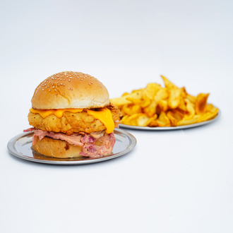 Acılı Tavuk Burger görseli