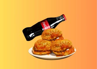 3 Lü Menü Islak Hamburger &İçecek görseli