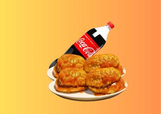 4'Lü Islak Hamburger + İçecek (1 Lt) görseli