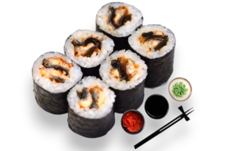 191- Unagi Avokado Maki Roll (6 Pcs.) görseli