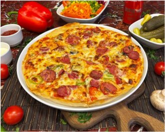 Sucuklu Pizza görseli