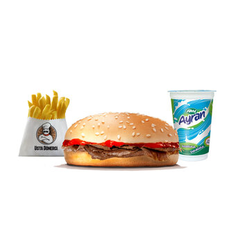 Çocuk Et Döner Burger Menü görseli