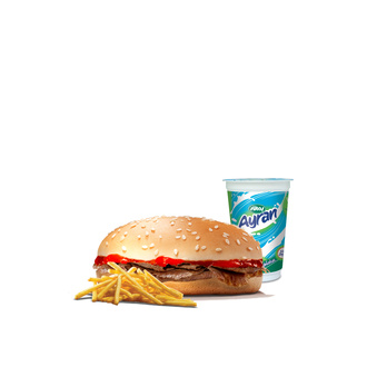 Çocuk Et Döner Burger Menü görseli