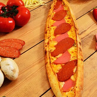 Salamlı Pide görseli