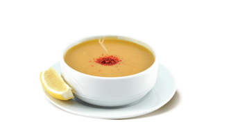 Mercimek Çorbası+limon + Baget Ekmegi görseli