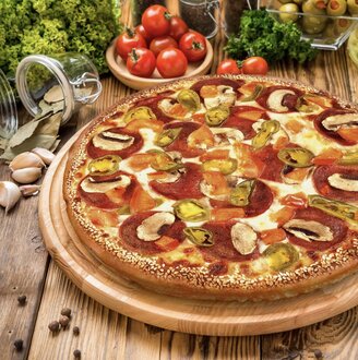 Spicy Pizza (Küçük) 1 Alana 1 Bedava görseli