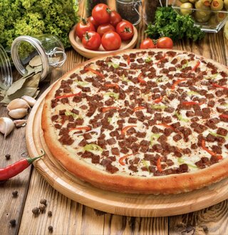 Kavurmalı Pizza (Küçük) 1 Alana 1 Bedava görseli