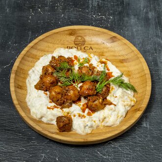 Közlenmiş Patlıcan Üzeri Bulgur Topu (200 Gr.) görseli