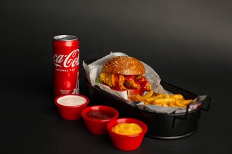 Sweet Cajun Crispy Burger Menü görseli