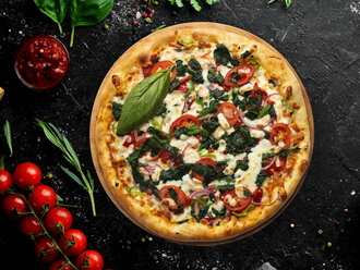 Sebzeli Pizza (33 Cm) görseli