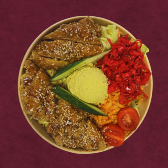 Teriyaki Soslu & Çıtır Tavuk Bowl görseli
