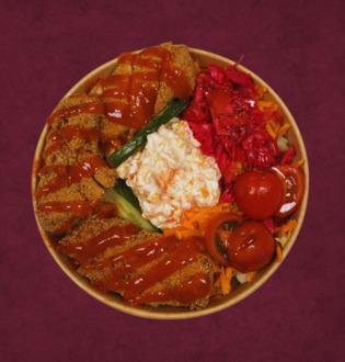 Hot Chili Soslu & Çıtır Tavuk Bowl görseli