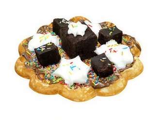 Birthday Cake Remix Waffle görseli