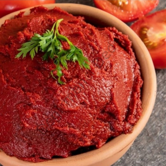 Ev Yapımı Ege Yöresel Tatlı Biber Salçası ( 650G ) görseli