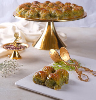 Fıstıklı Midye Baklava (250 Gr.) görseli