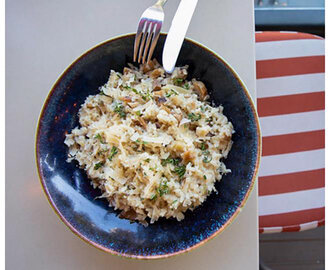 Mantarlı Risotto görseli