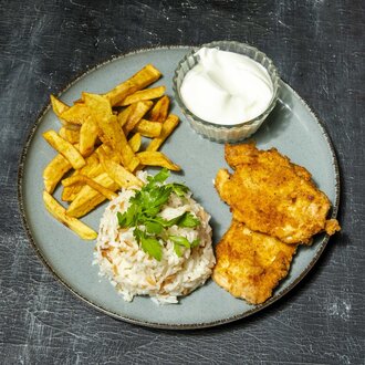 Pilav Üstü Tavuk Schnitzel (200 Gr.) görseli