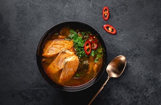 Tom Yum Salmon görseli