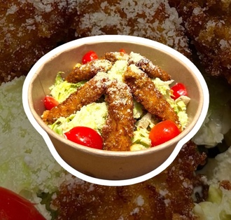 Çıtır Tavuklu Sezar Salata görseli