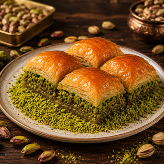 Fıstıklı Kuru Baklava (1 Kg) görseli
