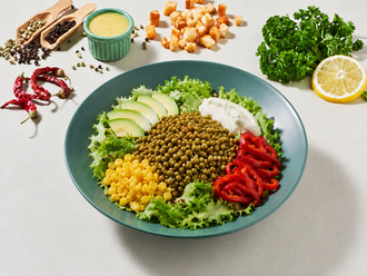 Lets Vejetaryen Maş Fasulyeli Salata🥗 görseli