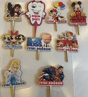 Figürlü Pasta Süsü görseli