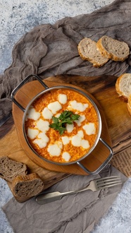 Kaşarlı Menemen görseli