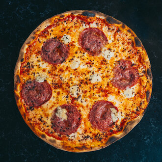 Salami E Gorgonzola Pizza (32 Cm.) görseli