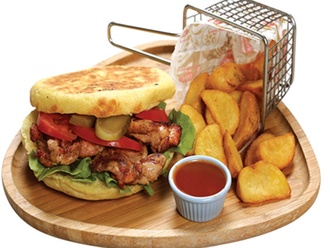 Tavuklu Bazlama Sandviç görseli