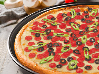 Sosisli Pizza (Orta Boy) görseli