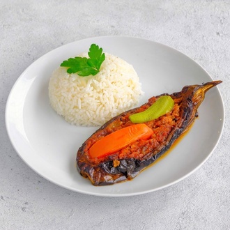 Patlıcan Musakka & Pilav Menü (450 Gr.) görseli