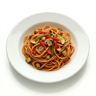 Sebzeli Spagetti görseli