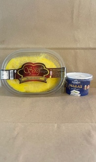 Peynir Helvası (500 Gr.) Sade Dondurma (95 Gr.) görseli